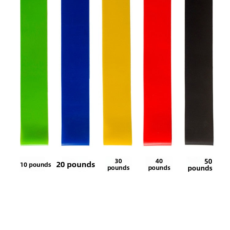 Elastic Resistance Bands for Strength Training – 10 to 50 lbs
