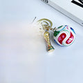 World Cup Mascot & Trophy Keychain Pendant
